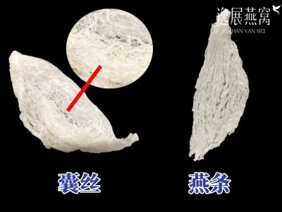 燕窝的囊丝是好还是燕条好,两者有什么区别(哪个营养更高)