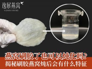 燕窝刷胶了也可以炖化吗?揭秘刷胶燕窝炖后会有什么特征