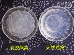 揭秘刷胶燕窝炖出来会丝丝分明吗,刷胶燕窝炖后的样子(图)