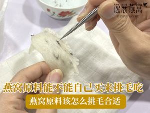 燕窝原料能不能自己买来挑毛吃,燕窝原料该怎么挑毛合适